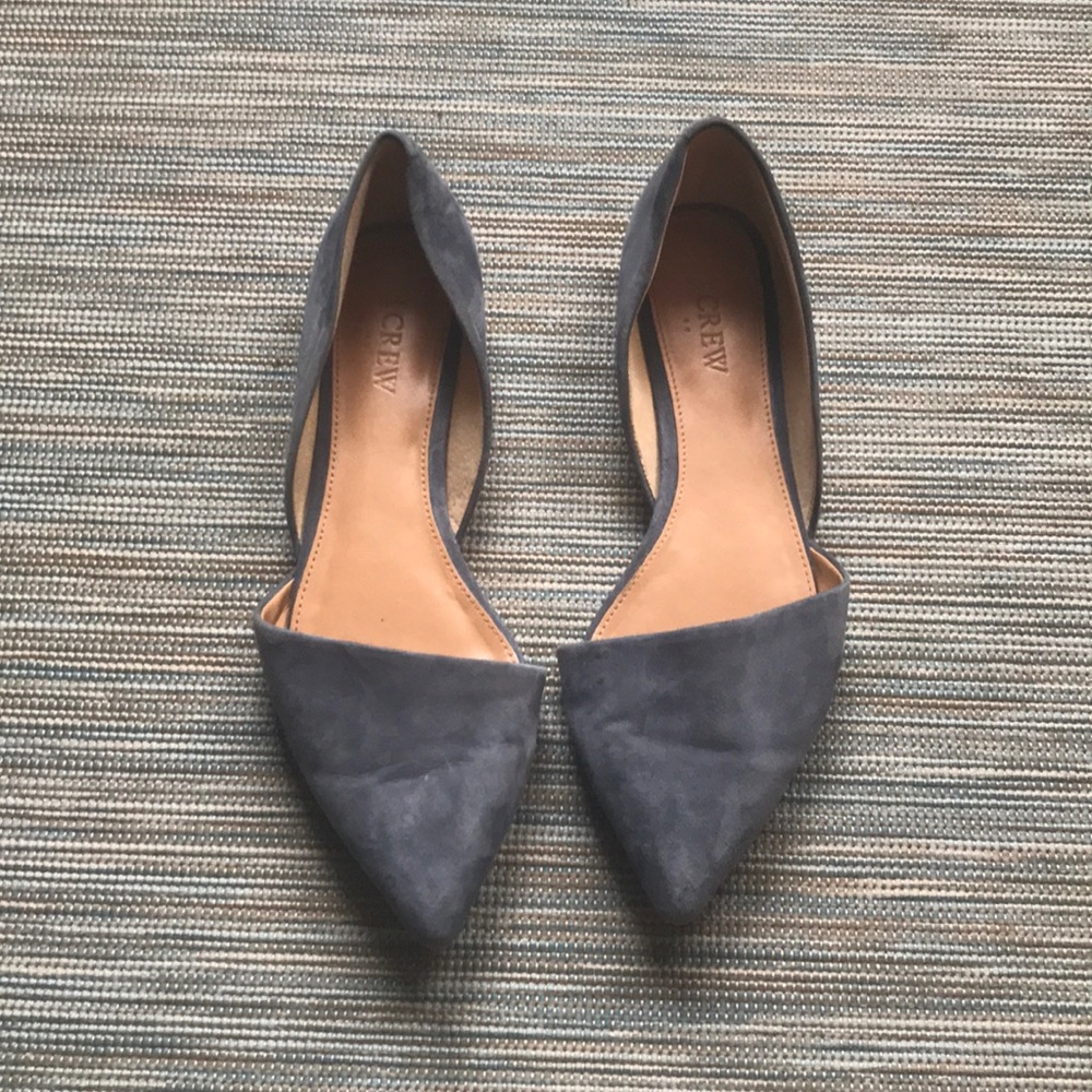 Jcrew Lilac Suede Flats